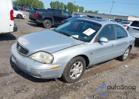 2001 Mercury Sable Ls Premium из США, поврежденный, VIN 1MEHM55S21A625881